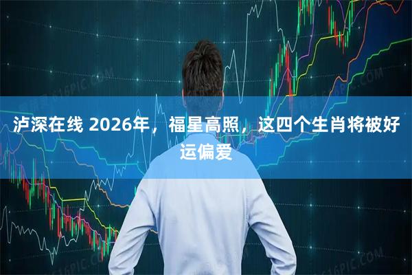 泸深在线 2026年，福星高照，这四个生肖将被好运偏爱